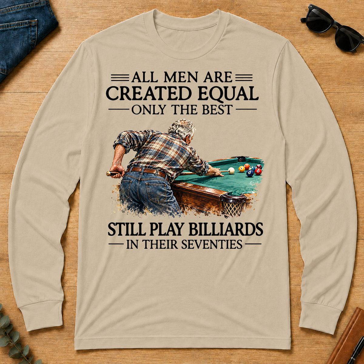 Still Play Billiards In Seventies - sand - LST2D-Sand