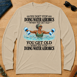 Don't Stop Water Aerobics Woman - sand - LST2D-Sand
