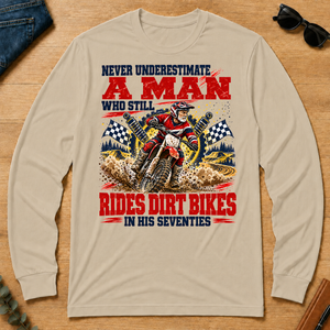 A Man Still Goes Rides Dirt Bikes In His 70s - sand - LST2D-Sand