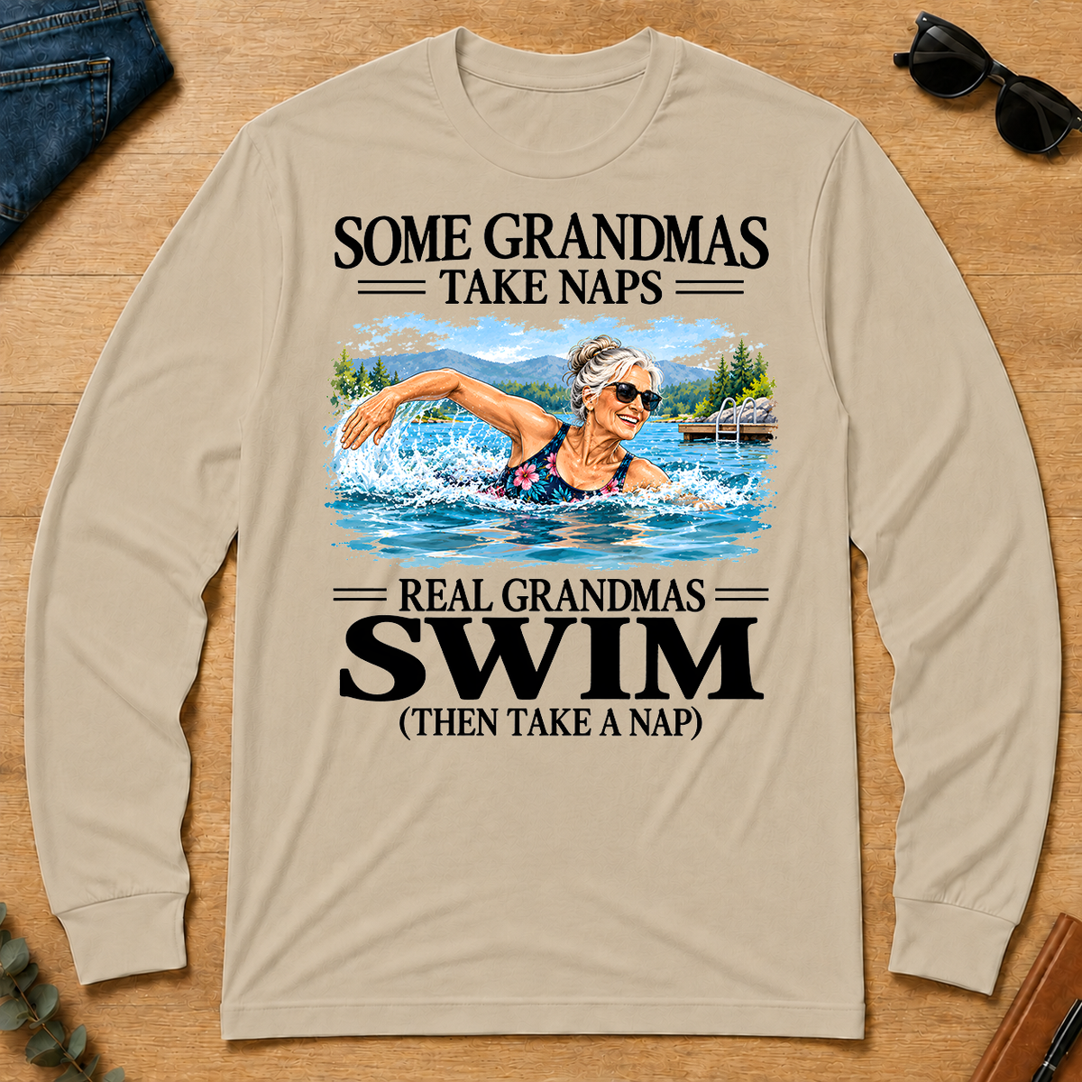 Real Grandmas Swim - sand - LST2D-Sand