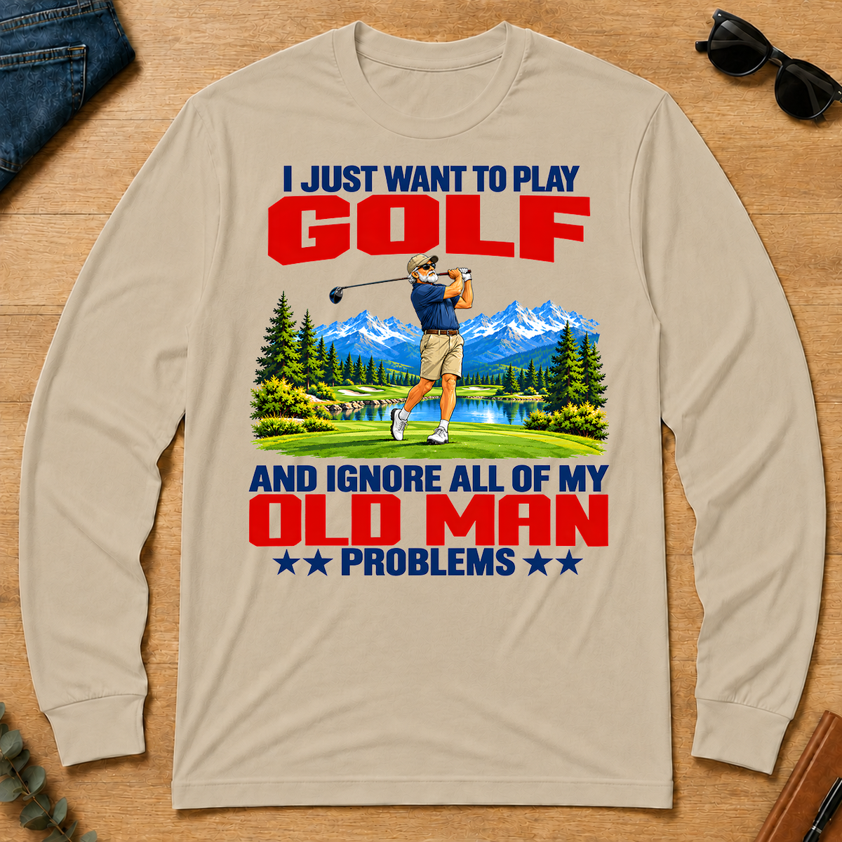I Just Want To Play Golf - sand - LST2D-Sand