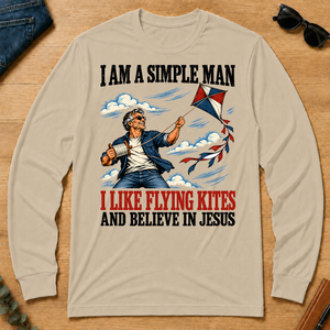 I Like Flying Kites And Believe In Jesus - sand - LST2D-Sand