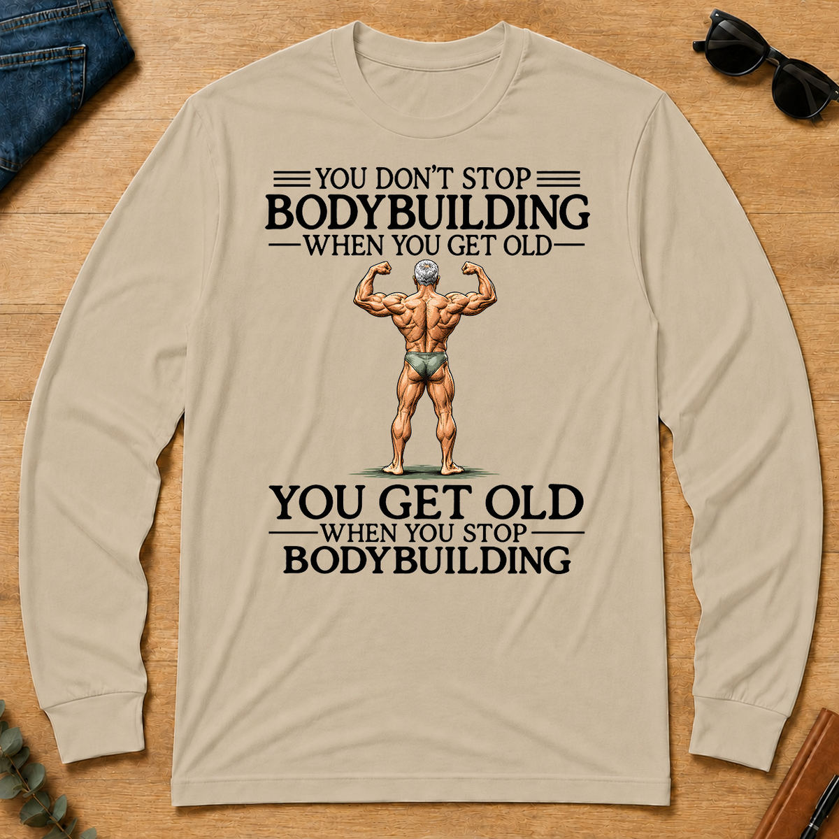 Don't Stop Bodybuilding - sand - LST2D-Sand