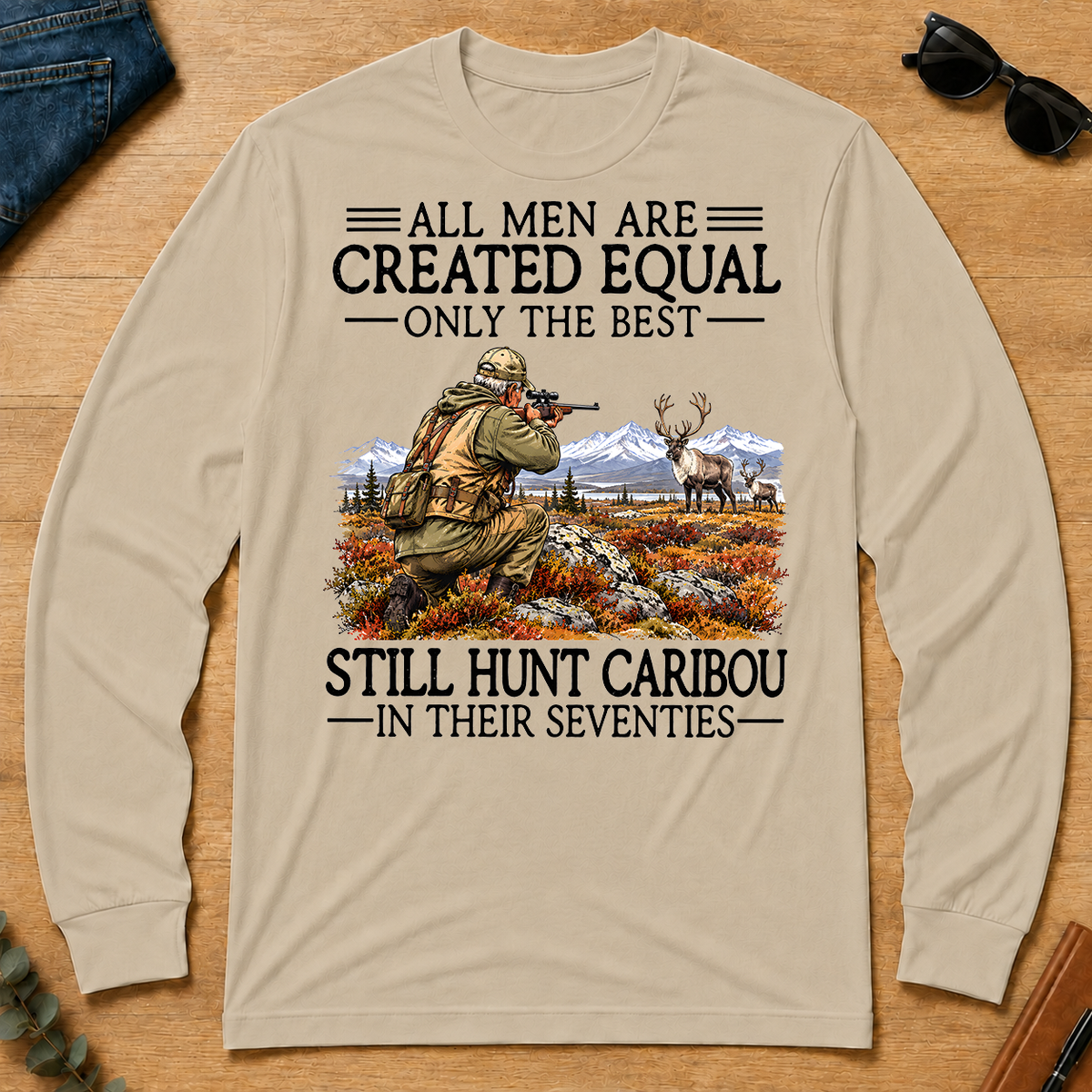 All Men Are Created Equal Caribou Hunting 70s - sand - LST2D-Sand
