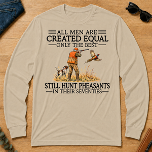 All Men Are Created Equal Pheasants Hunting 70s - sand - LST2D-Sand