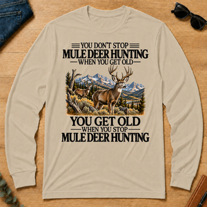 Don't Stop Mule Deer Hunting - sand - LST2D-Sand