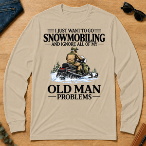 I Just Want To Go Snowmobiling - sand - LST2D-Sand