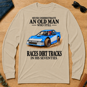 An Old Man Still Races Dirt Tracks In His Seventies - sand - LST2D-Sand