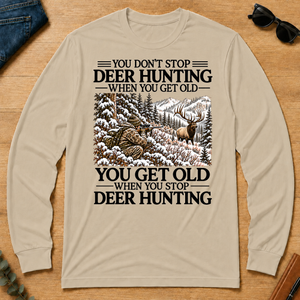 Don't Stop Elk Hunting Snow - sand - LST2D-Sand