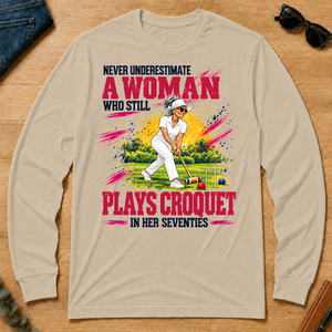 A Woman Still Plays Croquet In Her 70s - sand - LST2D-Sand