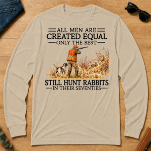 All Men Are Created Equal Rabbits Hunting 70s Vintage - sand - LST2D-Sand