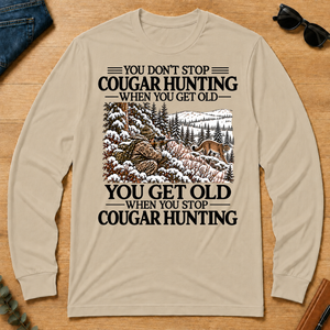 Don't Stop Mountain Lion Hunting Snow - sand - LST2D-Sand