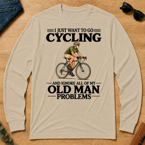 I Just Want To Go Cycling Vintage - sand - LST2D-Sand
