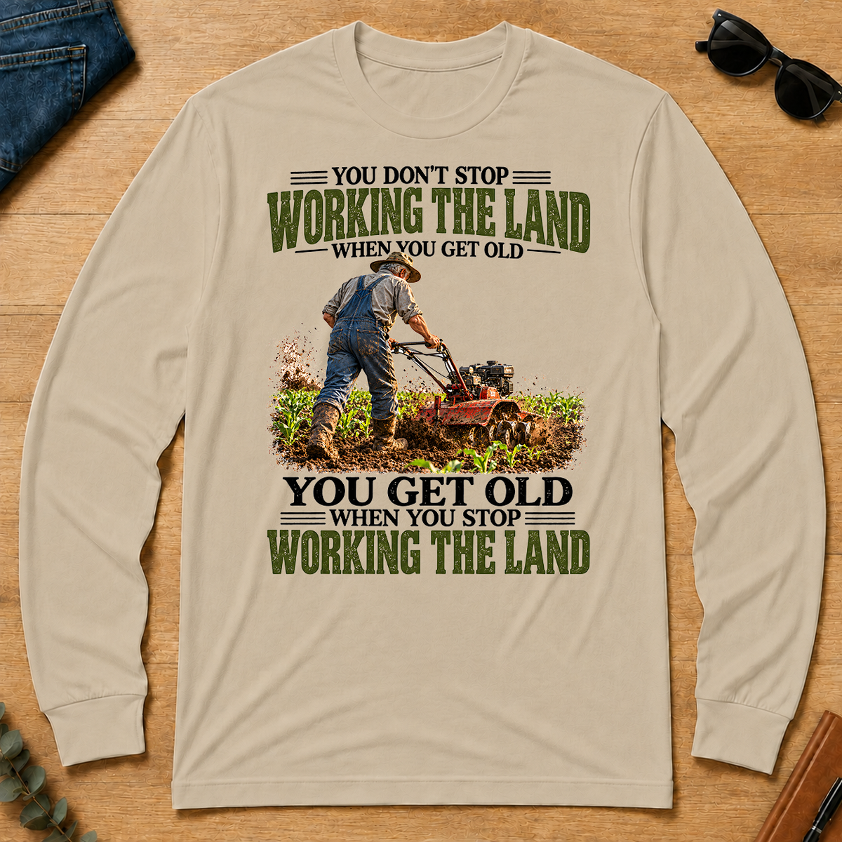 Working The Land You Get Old When You Stop - sand - LST2D-Sand
