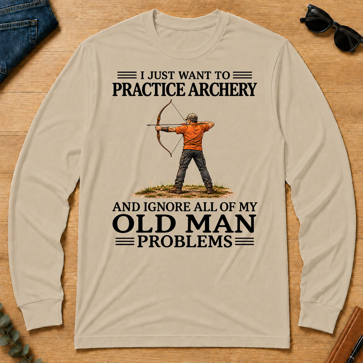 I Just Want To Practice Archery - sand - LST2D-Sand