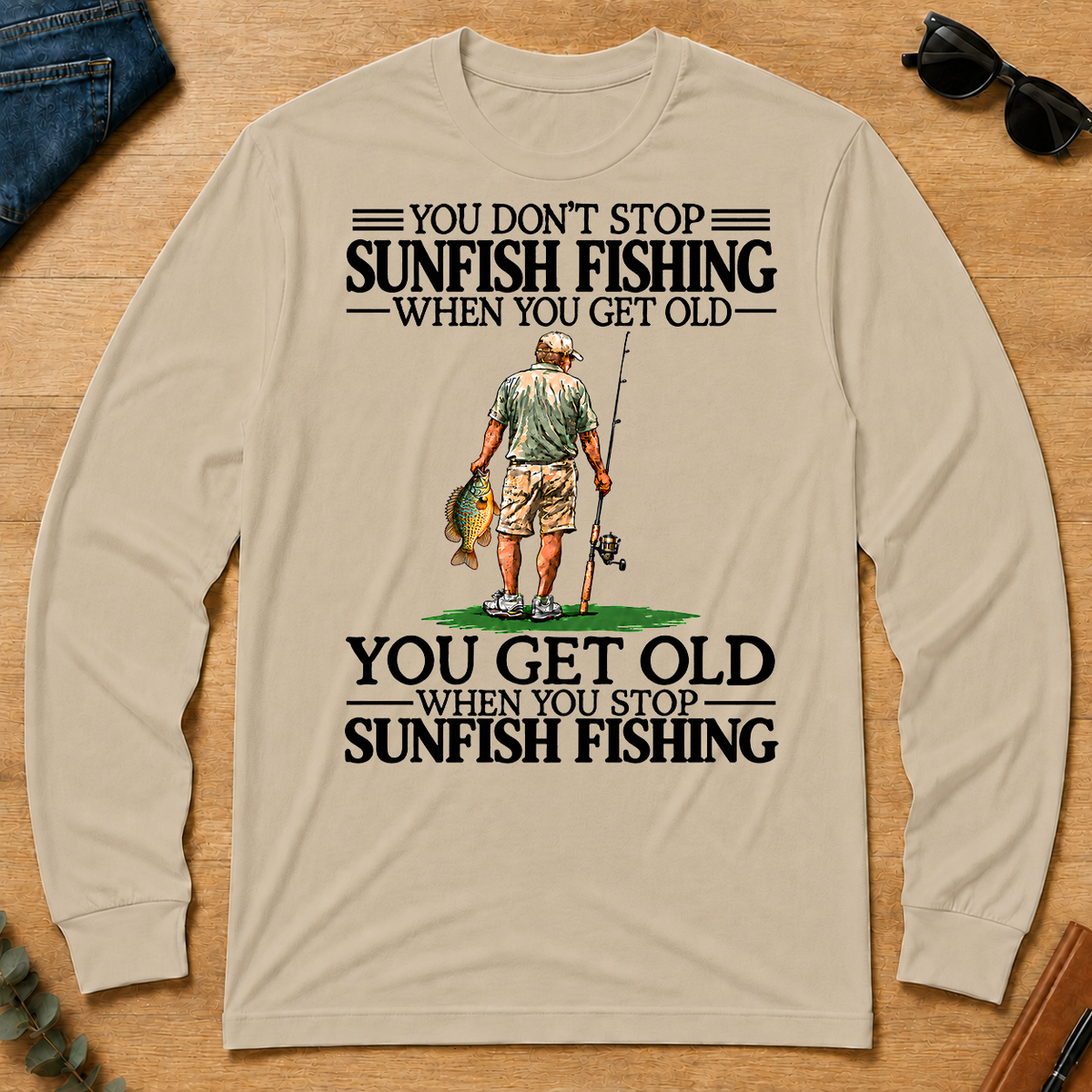 Don't Stop Sunfish Fishing - sand - LST2D-Sand