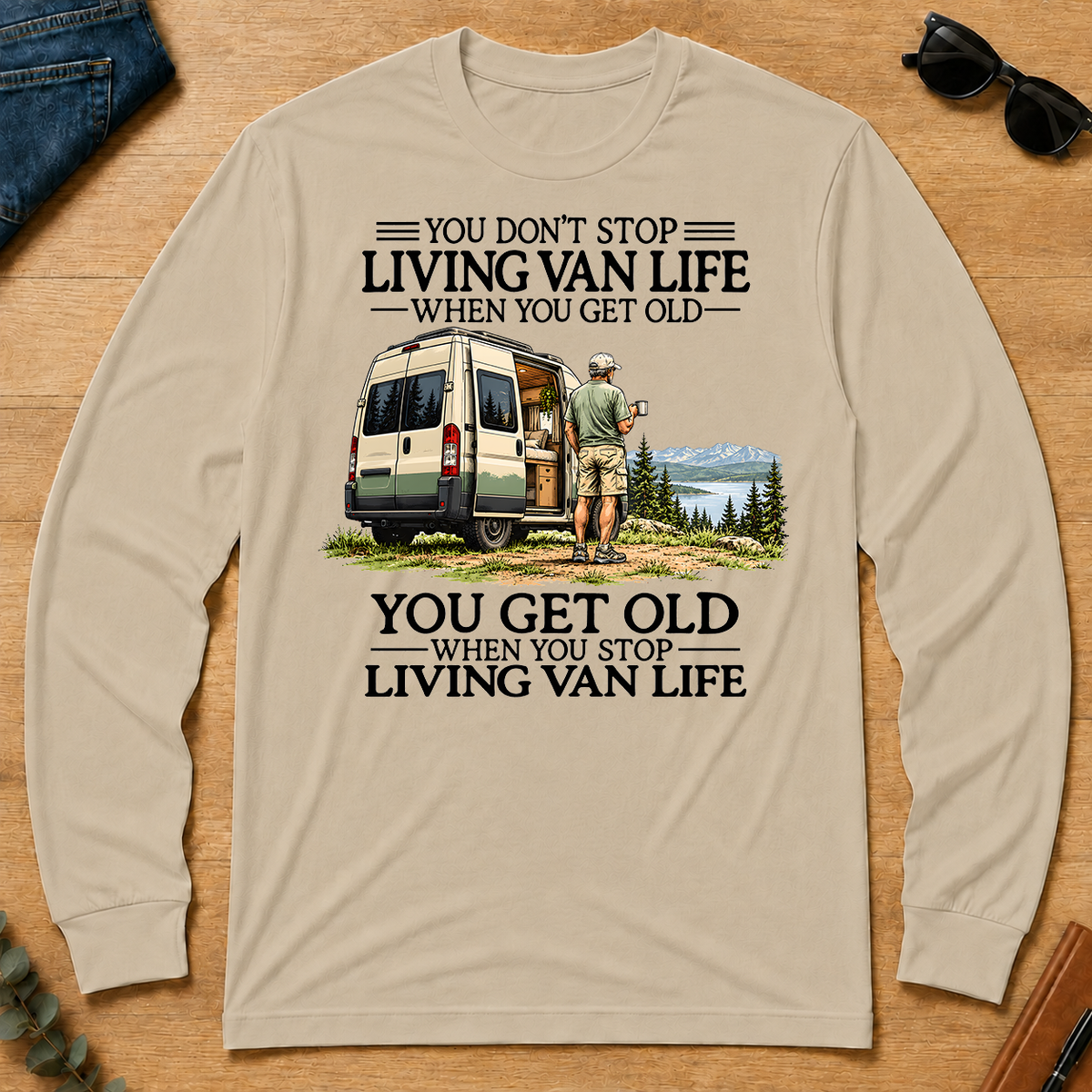 Don't Stop Living Van Life - sand - LST2D-Sand
