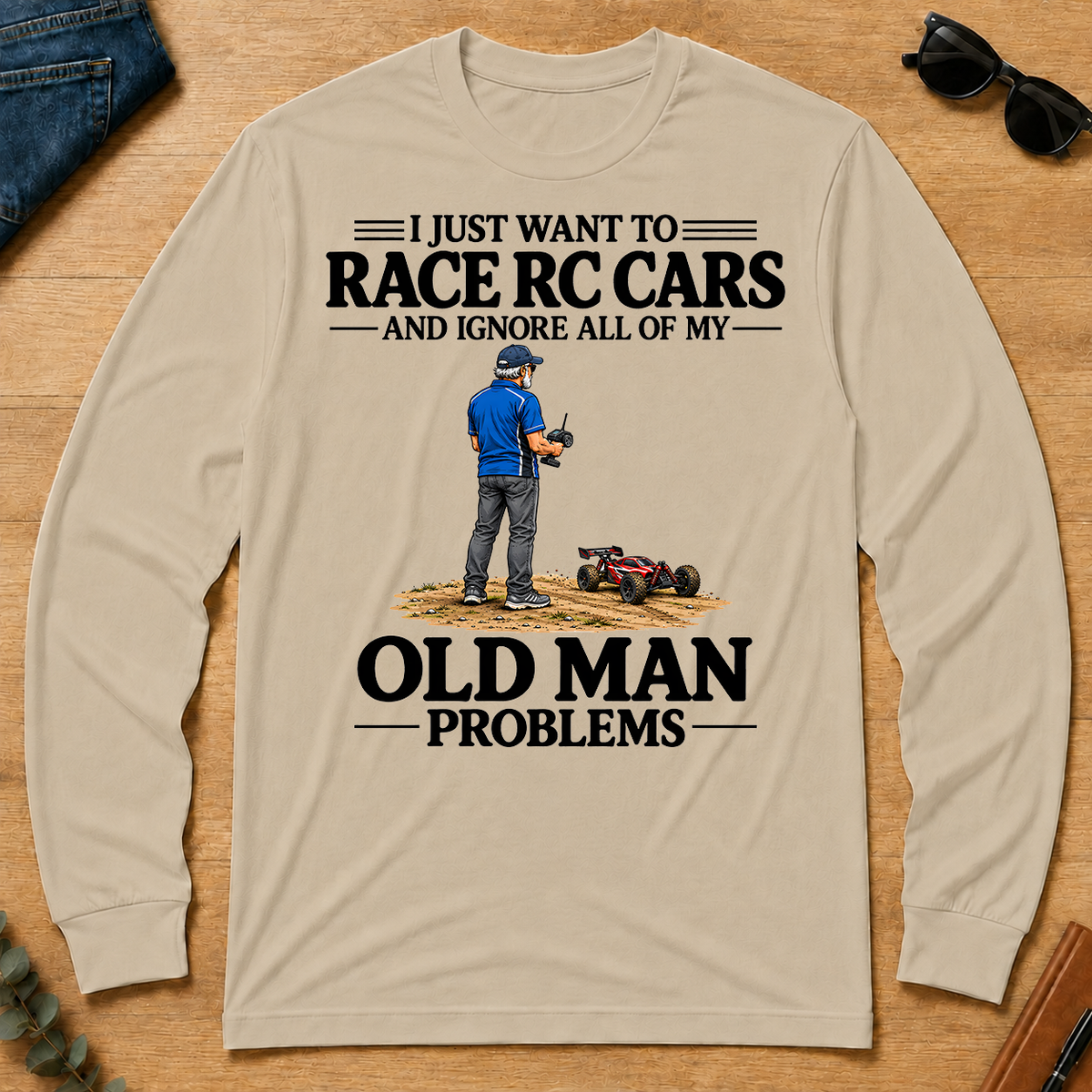 I Just Want To Race RC Cars - sand - LST2D-Sand