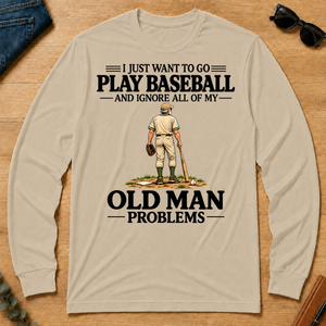 I Just Want To Play Baseball Vintage - sand - LST2D-Sand