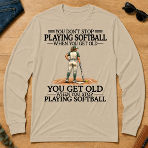 Don't Stop Playing Softball - sand - LST2D-Sand