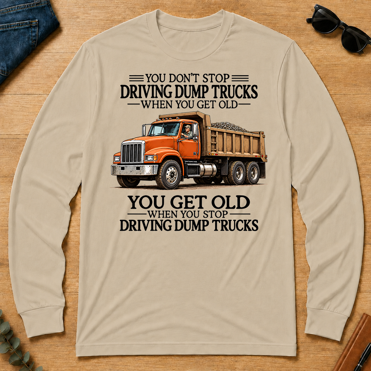 Don't Stop Driving Dump Trucks - sand - LST2D-Sand