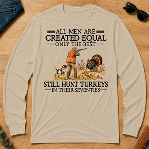 All Men Are Created Equal Turkeys Hunting 70s - sand - LST2D-Sand