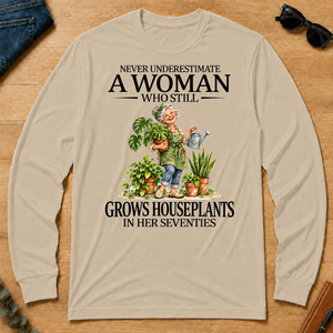 Funny A Woman Still Grows Houseplants In Her Seventies - sand - LST2D-Sand