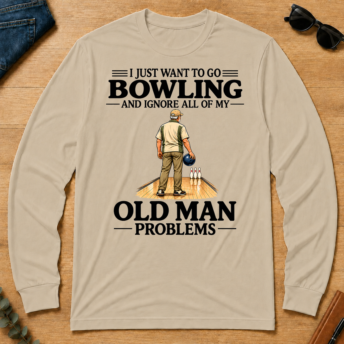 I Just Want To Bowling - sand - LST2D-Sand