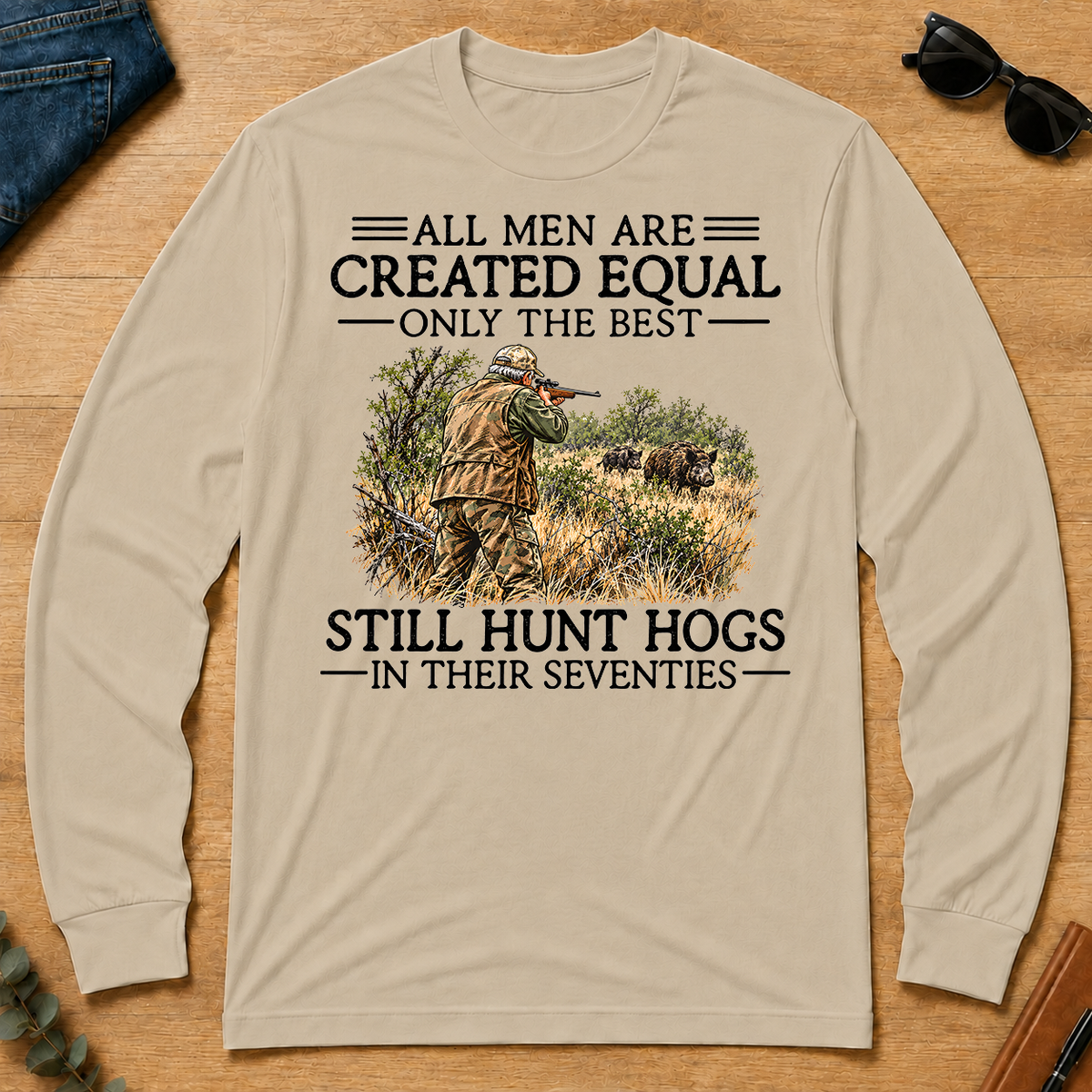 All Men Are Created Equal Hog Hunting 70s - sand - LST2D-Sand