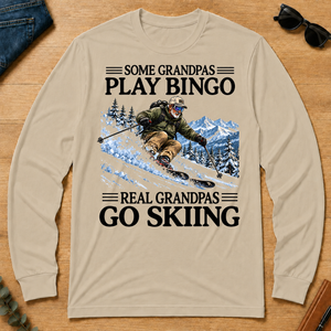 Some Grandpas Play Bingo Real Grandpas Go Skiing - sand - LST2D-Sand