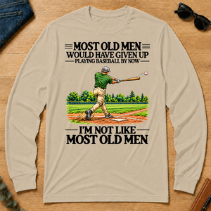 Most Old Man Would Have Given Up Playing Baseball - sand - LST2D-Sand