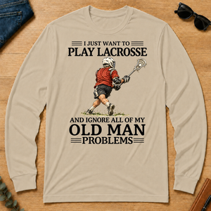 I Just Want To Play Lacrosse - sand - LST2D-Sand