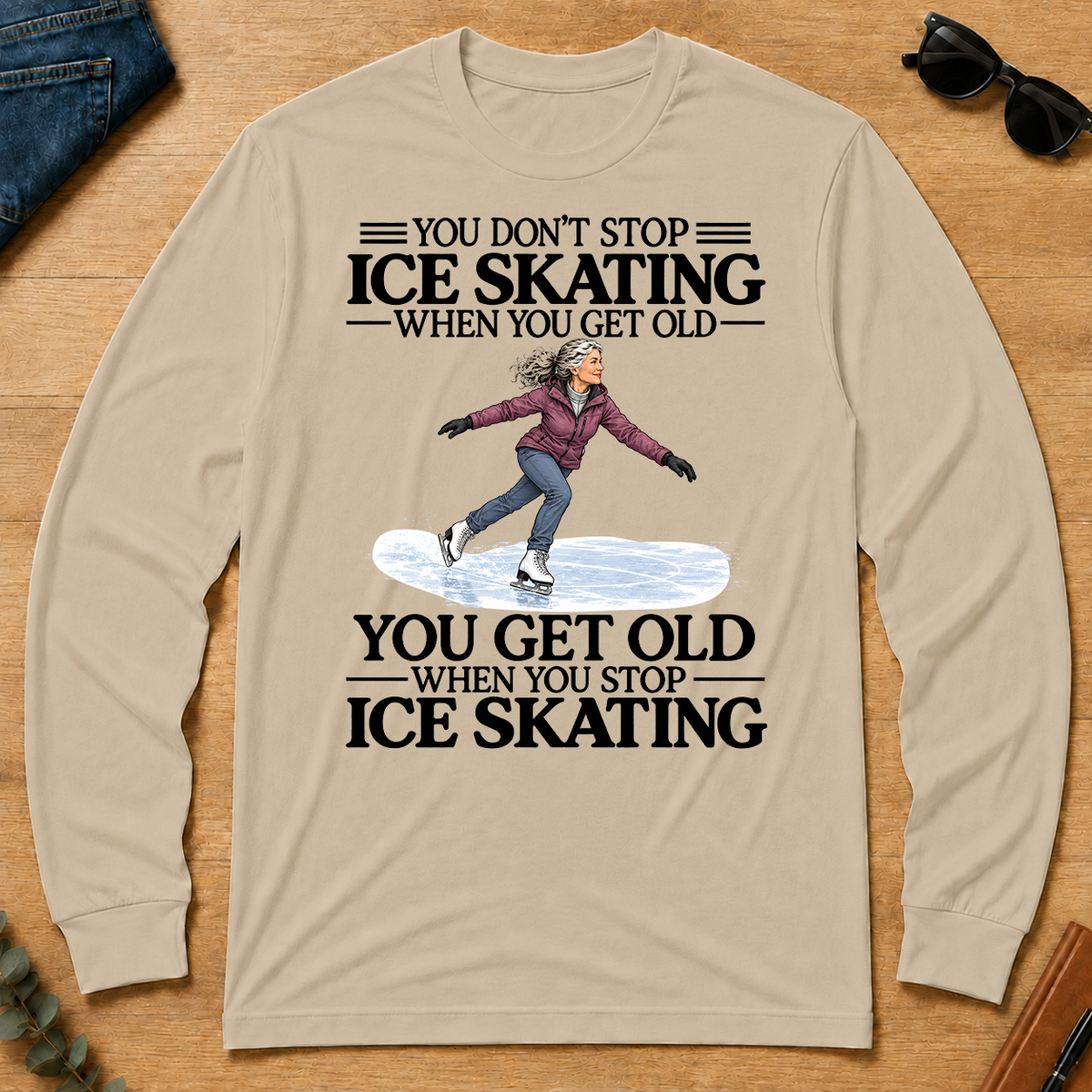 Don't Stop Ice Skating - sand - LST2D-Sand