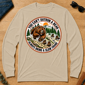 Funny You Can't Outrun A Bear Always Bring A Slow Friend - sand - LST2D-Sand