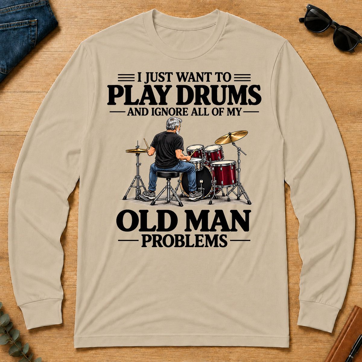 I Just Want To Play Drums - sand - LST2D-Sand