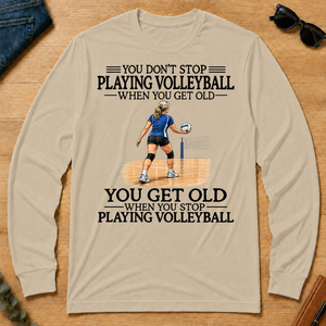 Don't Stop Playing Volleyball Woman - sand - LST2D-Sand