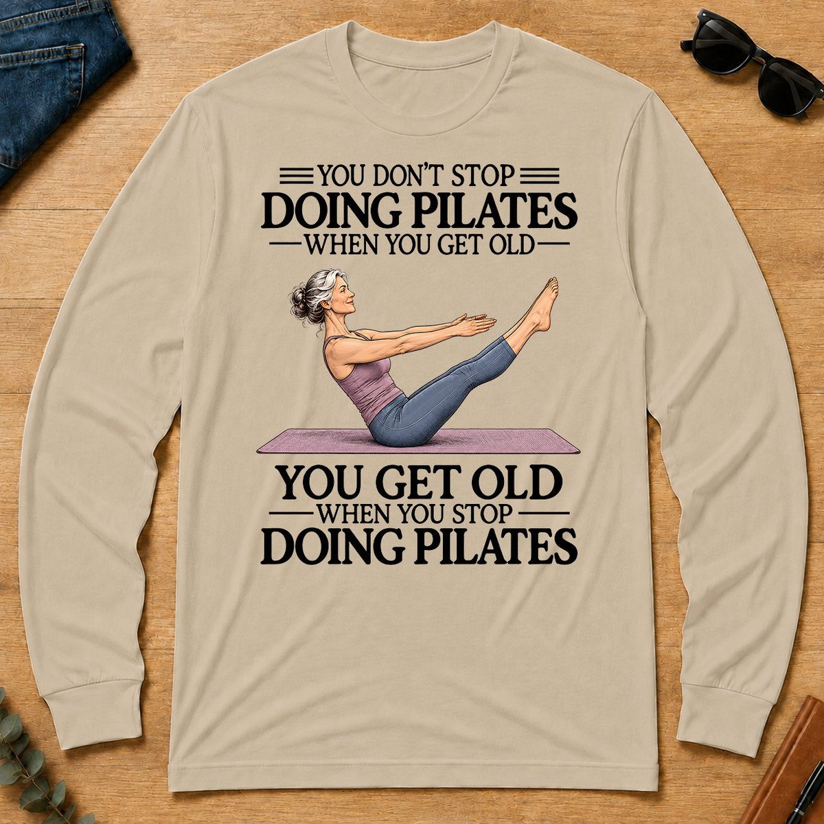 Don't Stop Pilates - sand - LST2D-Sand