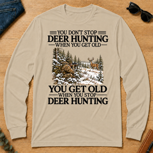 Don't Stop Deer Hunting Snow - sand - LST2D-Sand