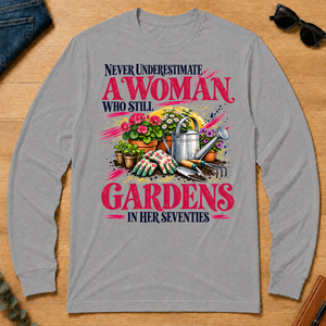 A Woman Still Gardens In Her Seventies - sport-grey - LST2D-SportGrey