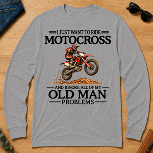 I Just Want To Motocross - sport-grey - LST2D-SportGrey