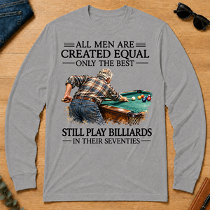 Still Play Billiards In Seventies - sport-grey - LST2D-SportGrey