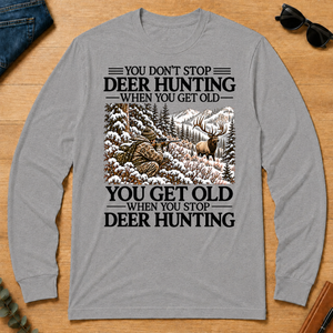 Don't Stop Elk Hunting Snow - sport-grey - LST2D-SportGrey