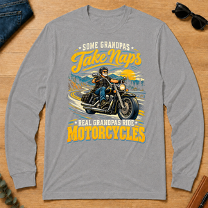 Grandpas Ride Motorcycles - sport-grey - LST2D-SportGrey
