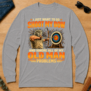 I Just Want To Go Shoot My Bow - sport-grey - LST2D-SportGrey