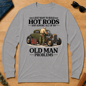 I Just Want To Build Hot Rods - sport-grey - LST2D-SportGrey