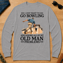 I Just Want To Go Bowling - sport-grey - LST2D-SportGrey