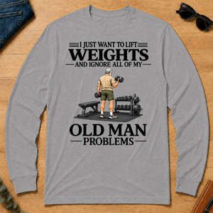 I Just Want To Lift Weights - sport-grey - LST2D-SportGrey