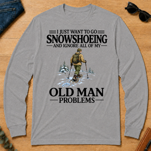 I Just Want To Go Snowshoeing - sport-grey - LST2D-SportGrey