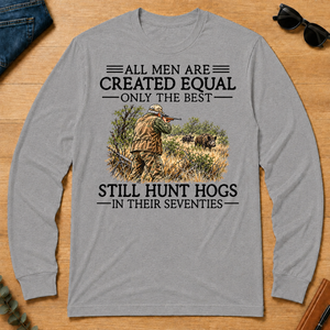 All Men Are Created Equal Hog Hunting 70s - sport-grey - LST2D-SportGrey