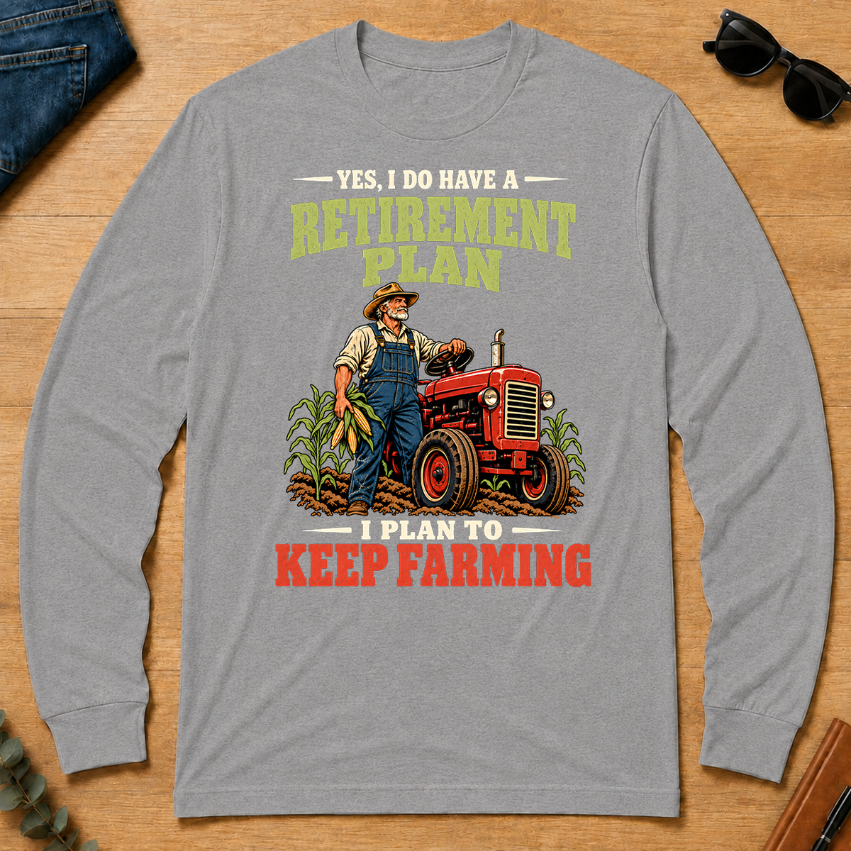 I Plan To Keep Farming - sport-grey - LST2D-SportGrey